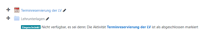 Moodle Hilfe Voraussetzung zum Zugriff